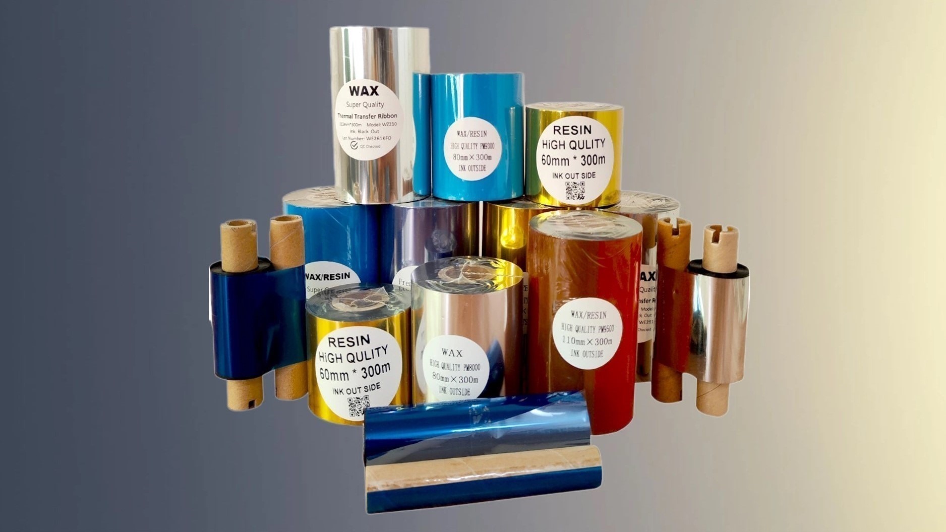 ریبون چیست؟ انواع ریبون و کاربرد آن‌ها در چاپ لیبل